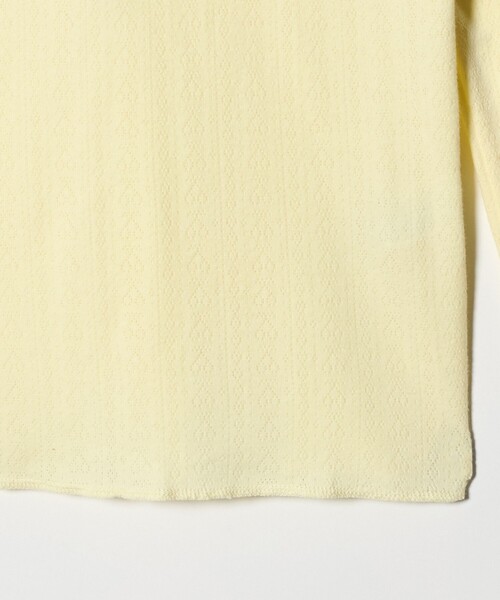 ＜6(ROKU)＞MESH LONG SLEEVE PULLOVER/カットソー 6(ROKU)＞MESH SQUARE NECK PULLOVER/カットソー｜Yahoo!フリマ（旧