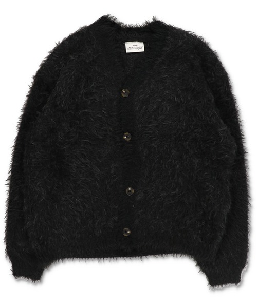 「SPINNS」 「makes style!」ニットカーディガン ONESIZE ブラック メンズ_画像2