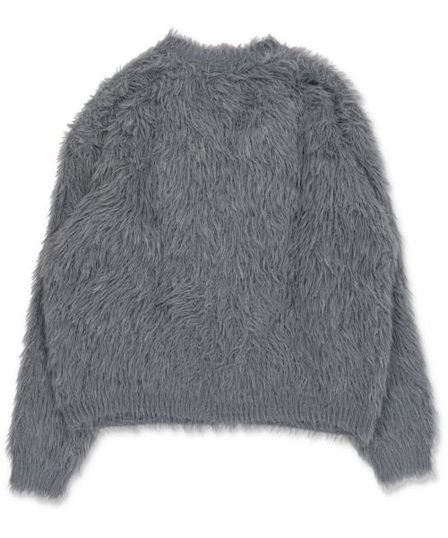 「SPINNS」 「makes style!」ニットカーディガン ONESIZE ブラック メンズ_画像5