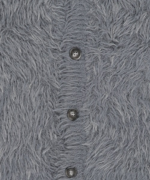 「SPINNS」 「makes style!」ニットカーディガン ONESIZE ブラック メンズ_画像6