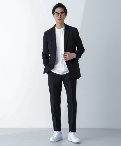 NANO universe（ナノ・ユニバース） セットアップ M ブラック メンズ