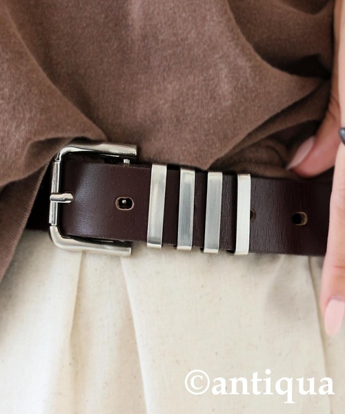 「antiqua」 ベルト FREE ブラック レディース_画像7
