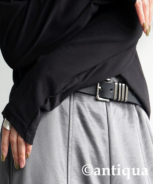 「antiqua」 ベルト FREE ブラック レディース_画像9
