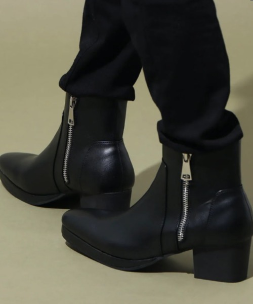 「LOVEHUNTER」 ブーツ 44 ブラック メンズ_画像4