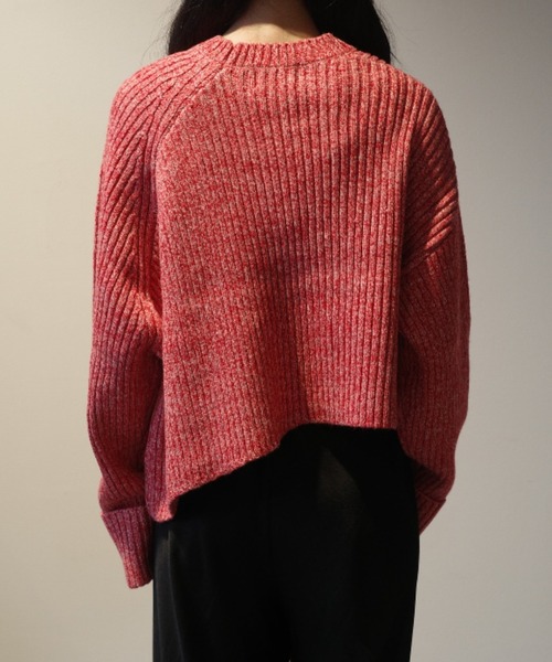 CLANE（クラネ） ニット セーター CLANE ASYMMETRY WIDE SHORT KNIT