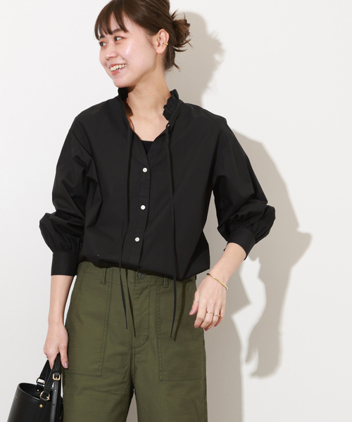 「JOURNAL STANDARD relume」 長袖ブラウス FREE ブラック レディース_画像5