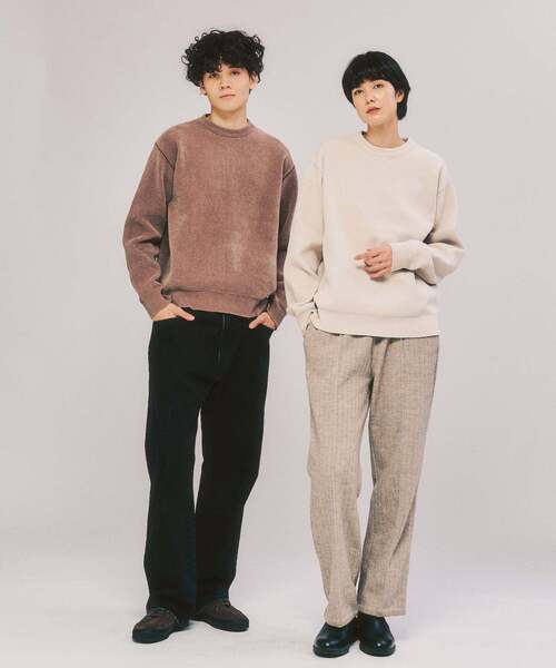 「417 EDIFICE」 長袖ニット MEDIUM ブルー メンズ_画像2