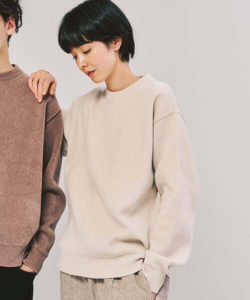 「417 EDIFICE」 長袖ニット MEDIUM ブルー メンズ_画像4