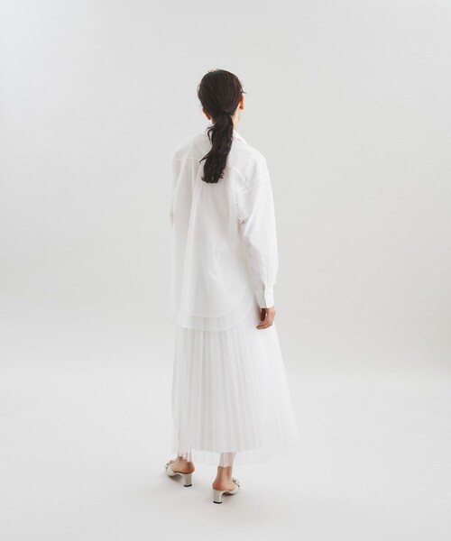 「Diagram」 長袖シャツ 36 ブラック レディース_画像5