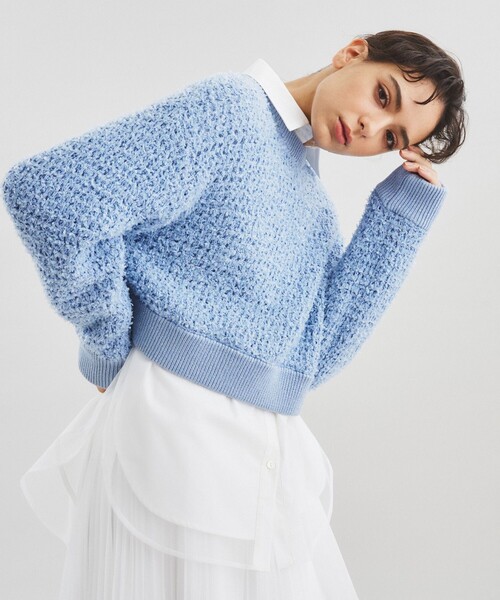 「Diagram」 長袖シャツ 36 ブラック レディース_画像6