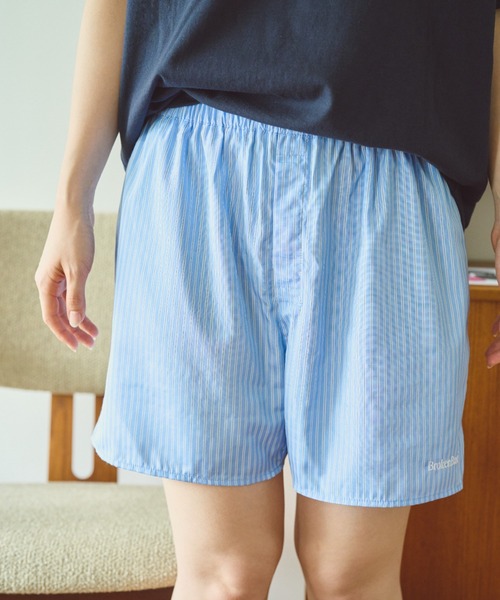 「BROKEN BASE」 パンツ MEDIUM ブルー メンズ_画像6