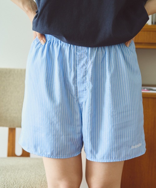 「BROKEN BASE」 パンツ MEDIUM ブルー メンズ_画像7