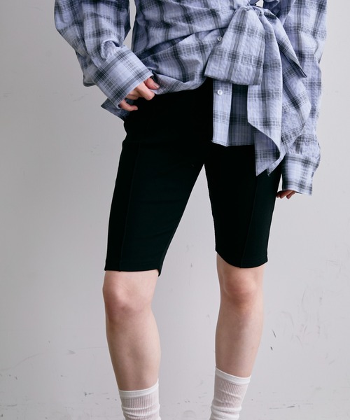 Trish（トリッシュ） パンツ リブサイクルパンツ(バイカーパンツ