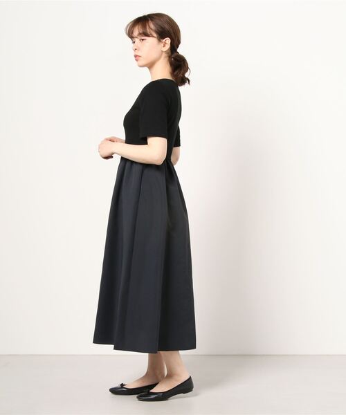 「kaene」 ドッキングワンピース 38 ブラック レディース_画像5