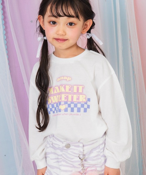 ANAP kids（アナップキッズ） tシャツ ダイナーロゴプリントロンT
