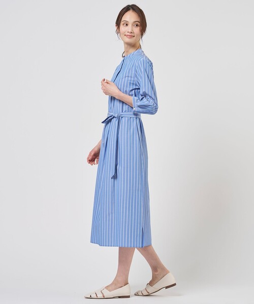 J.PRESS（J.プレス） ワンピース TC ハイカウントストライプ シャツ