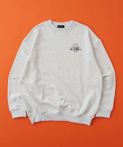 「WHO'S WHO gallery」 「SLOPPY」スウェットカットソー FREE ライトグレー レディース_画像4