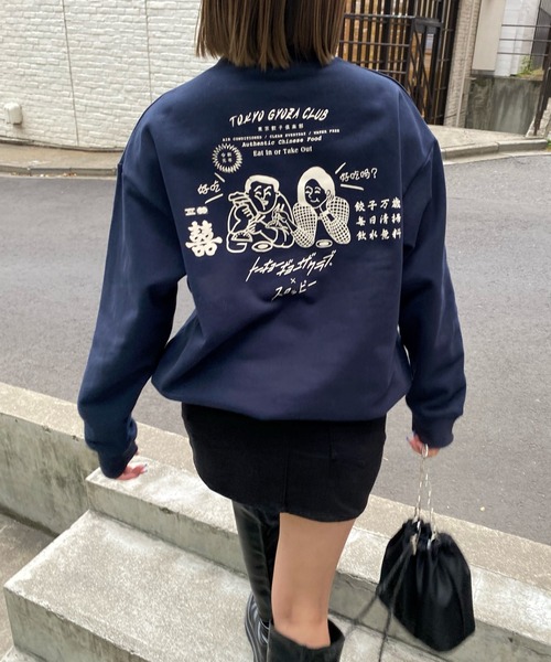 「WHO'S WHO gallery」 「SLOPPY」スウェットカットソー FREE ライトグレー レディース_画像9