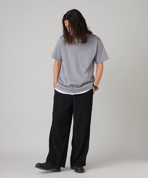 Hanes（ヘインズ） tシャツ T-SHIRTS KURO/MOKU クルーネック 半袖T