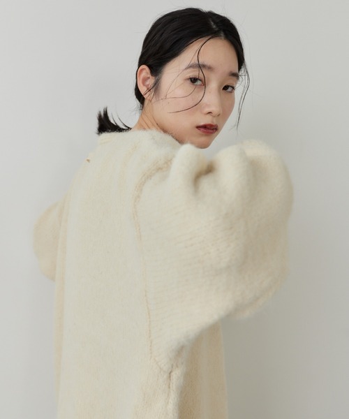 「HANNE」 カーディガン FREE グレー レディース_画像8