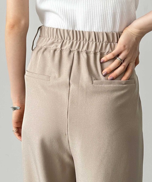 「GeeRA」 スラックス SMALL チャコール レディース_画像3