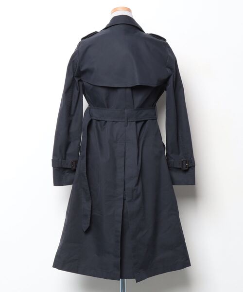 「Simplicite」 トレンチコート S ネイビー レディース_画像2