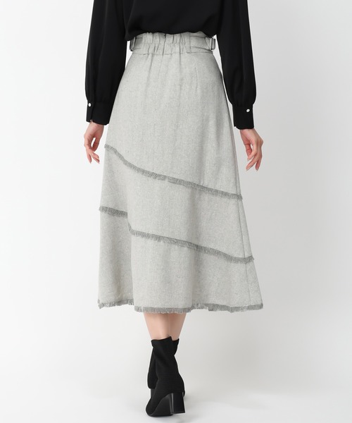 「MISCH MASCH」 ロングスカート S ライトグレー レディース_画像5