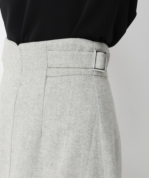 「MISCH MASCH」 ロングスカート S ライトグレー レディース_画像8