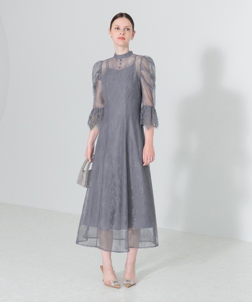 「Leja」 7分袖ワンピース SMALL ブルー レディースの画像