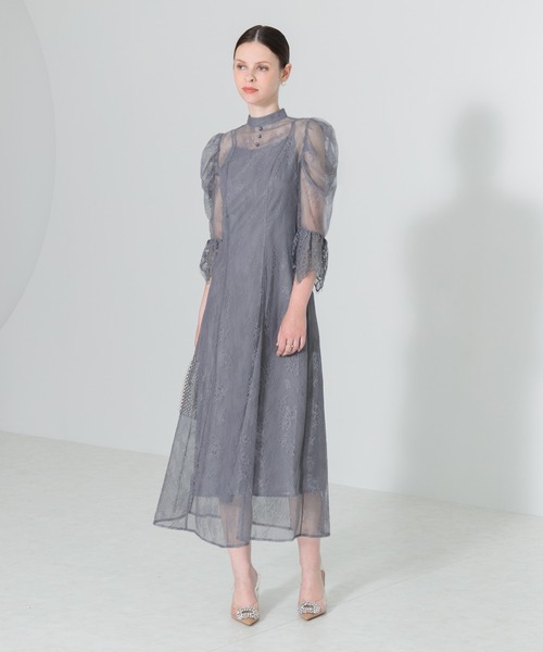 「Leja」 7分袖ワンピース SMALL ブルー レディースの画像