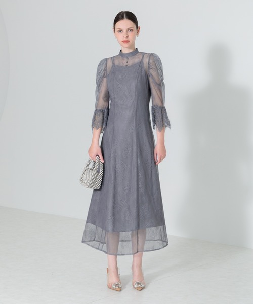 「Leja」 7分袖ワンピース SMALL ブルー レディースの画像