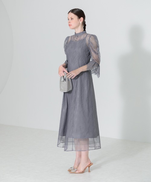 「Leja」 7分袖ワンピース SMALL ブルー レディースの画像
