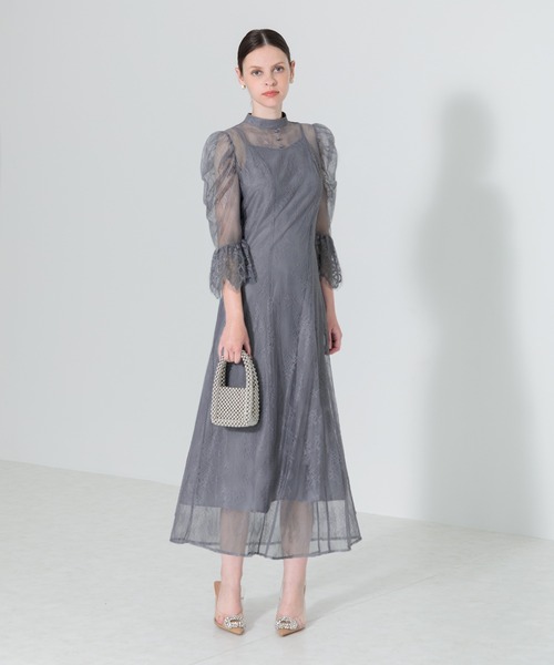 「Leja」 7分袖ワンピース SMALL ブルー レディースの画像