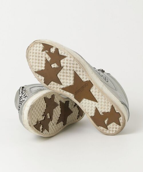 「JIMMY CHOO」 ローカットスニーカー 35.5 シルバー レディースの画像
