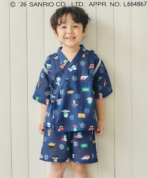 sanrio（サンリオ） 甚平 浴衣 「サンリオキャラクターズ」すし甚平
