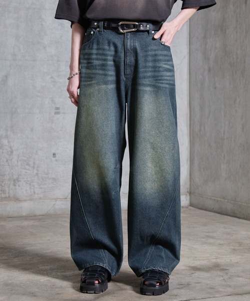 SERACE ワイドパンツ ジーンズ メンズ レディース : ZOZOTOWN Yahoo!店