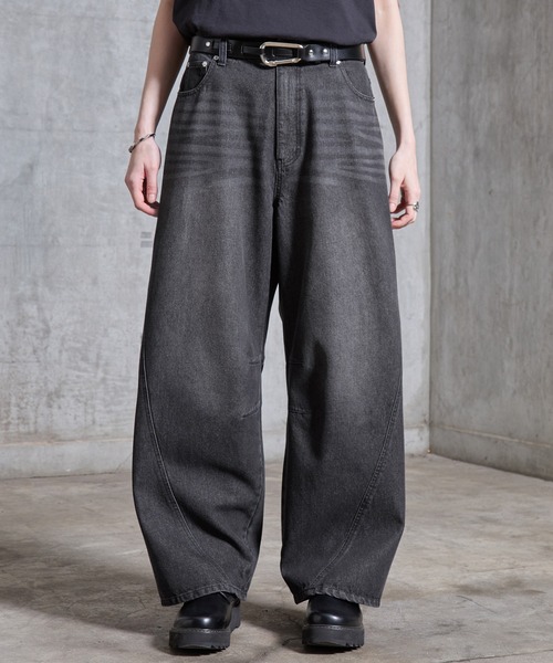 SERACE ワイドパンツ ジーンズ メンズ レディース : ZOZOTOWN Yahoo!店