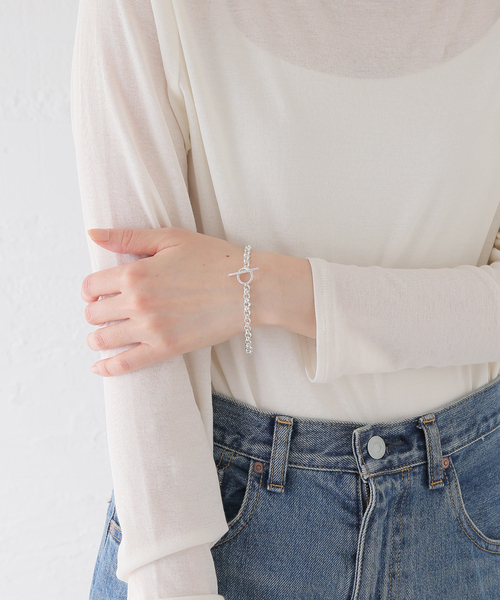 ブレスレット Nina＆Jules/ニナ・エ・ジュール Louise Chain Bracelet レディースの画像