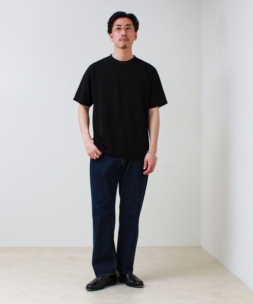 GLOSTER（グロスター） tシャツ 「立体感素材」フクレジャガード 半袖T