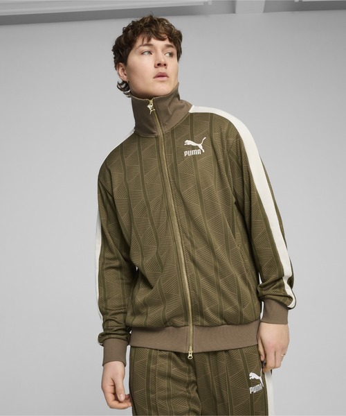 PUMA（プーマ） ジャージブルゾン X-LARGE チョコ メンズ : ZOZOTOWN