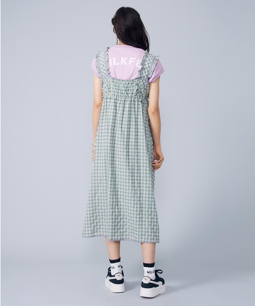 「MILKFED.」 キャミソールワンピース ONE SIZE ライトグリーン レディース_画像3