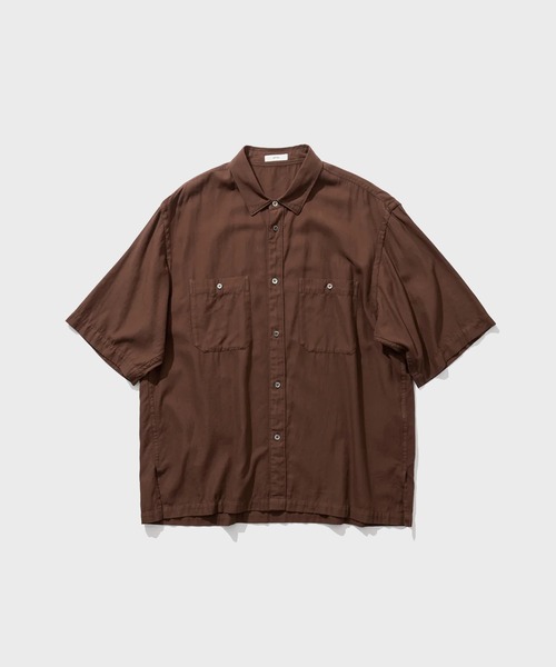 ATON（エイトン） シャツ 「ATON / エイトン」COTTON SILK VIERA LOOSE