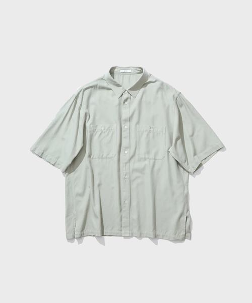 ATON（エイトン） シャツ 「ATON / エイトン」COTTON SILK VIERA LOOSE