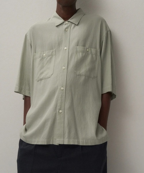 ATON(エイトン) シャツ 「ATON / エイトン」COTTON SILK VIERA LOOSE ATON(エイトン) シャツ 「ATON / エイトン」COTTON SILK VIERA LOOSE