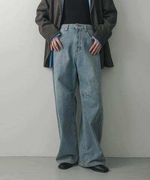 「SENSE OF PLACE by URBAN RESEARCH」 デニムパンツ MEDIUM ブルー レディース_画像4