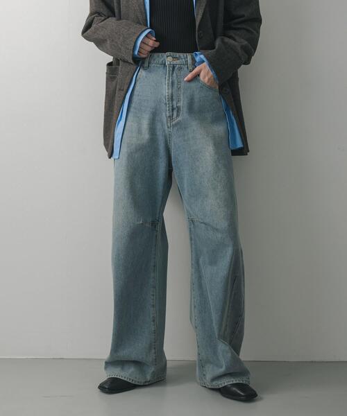 「SENSE OF PLACE by URBAN RESEARCH」 デニムパンツ MEDIUM ブルー レディース_画像5