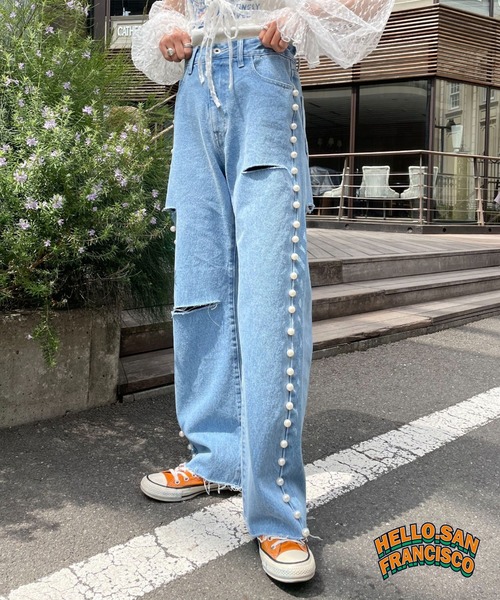 HELLO.SANFRANCISCO（ハローサンフランシスコ） デニムパンツ X-SMALL
