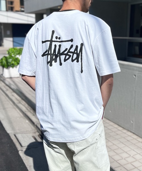 STUSSY（ステューシー） tシャツ BASIC LOGO HALF T-SHIRTS ロゴ 半袖
