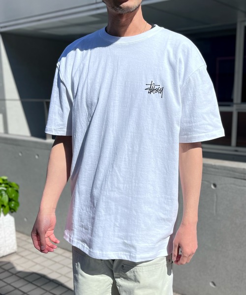 STUSSY（ステューシー） tシャツ BASIC LOGO HALF T-SHIRTS ロゴ 半袖