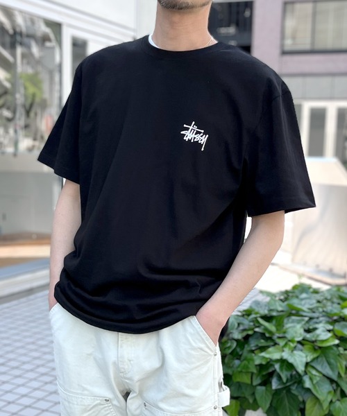 STUSSY（ステューシー） tシャツ BASIC LOGO HALF T-SHIRTS ロゴ 半袖